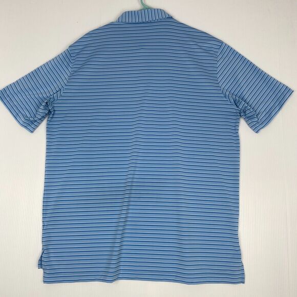Peter Millar Polo Shirt Mens Sz XL Blue Summer Comfort Stretch Golf Performance - Picture 2 of 13